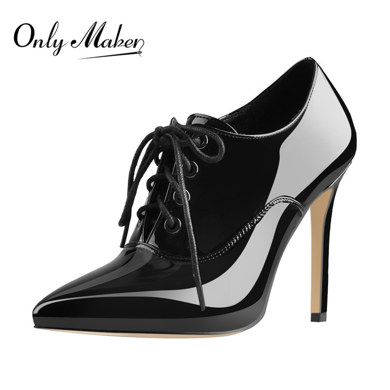 Court Heel Pointed - Onlymaker/женские винтажные туфли-лодочки на высоком каблуке