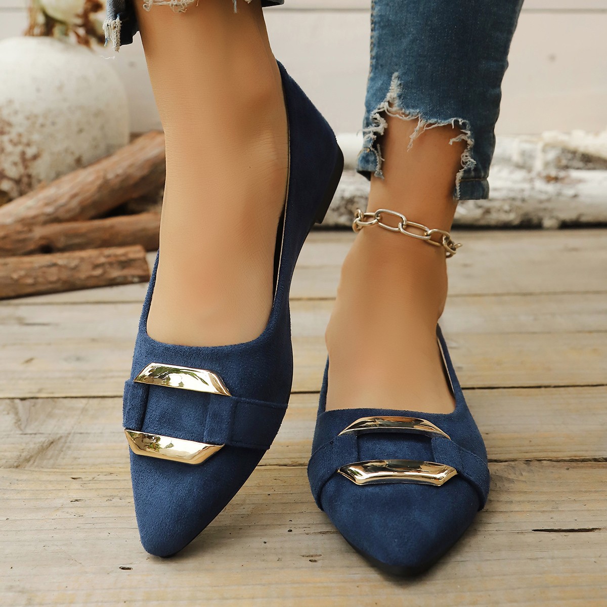 Women'S Shoes In Fashion - Весенне-осенние элегантные пикантные повседневные туфли на
