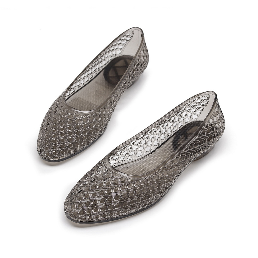 Jelly Sandal Women - Французские винтажные плетеные сандалии-желе для женщин,