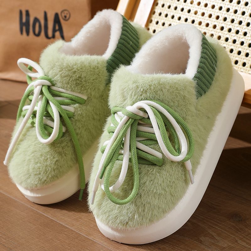 Women Shoes Winter - Новые стереоскопические тапочки с запахом, домашняя