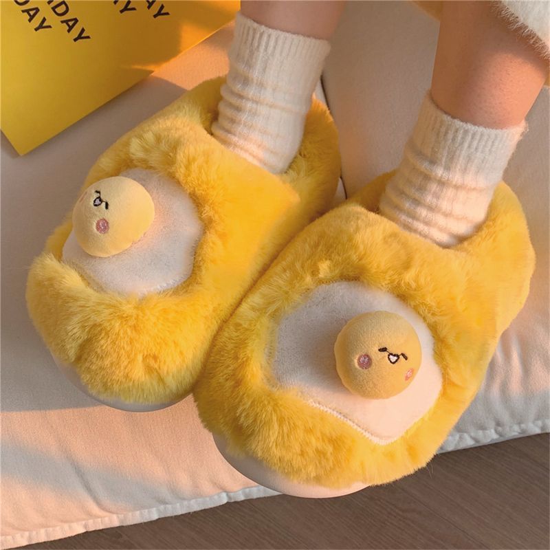 Women Shoes Winter - Новые милые плюшевые тапочки в форме
