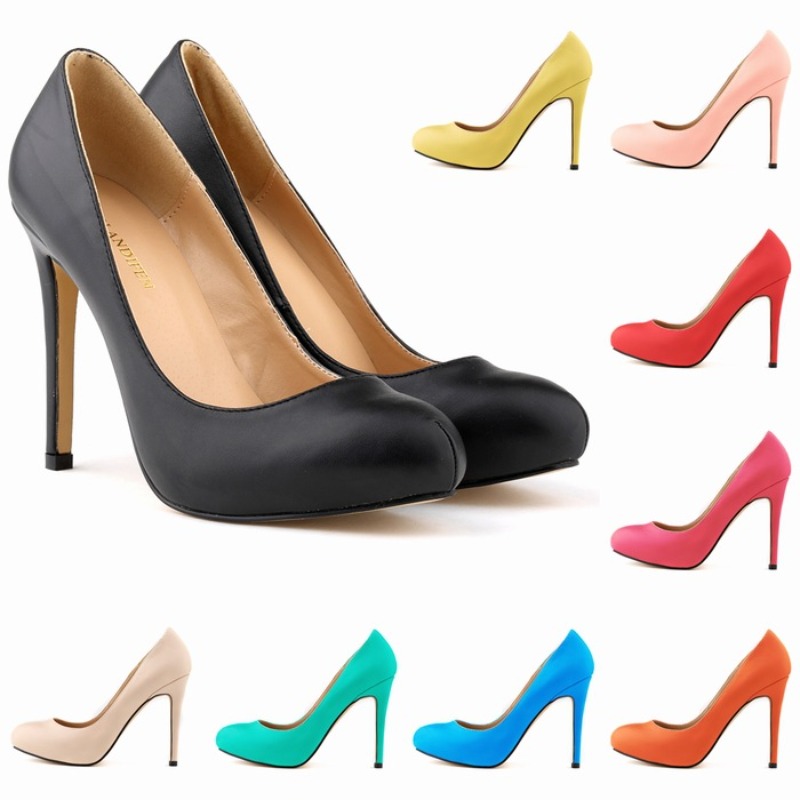 Court Heel Pointed - Большой размер 42. Женские туфли-лодочки на