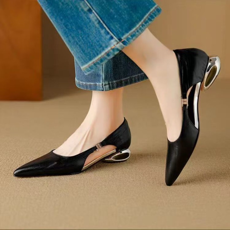 Women Shoes Sandals - Новые летние классические однотонные женские туфли