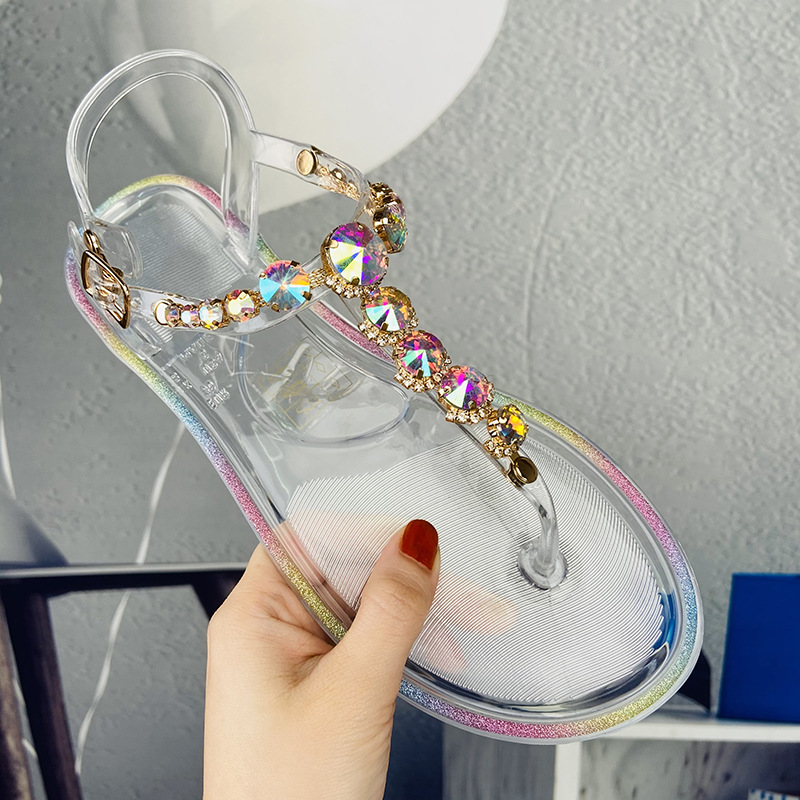Jelly Sandal Women - Женские и девичьи сандалии-желе с завязками,