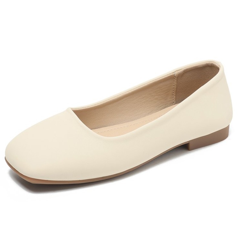 Shoes For Women Flats - Женские туфли-балетки с квадратным носком, минималистичные,