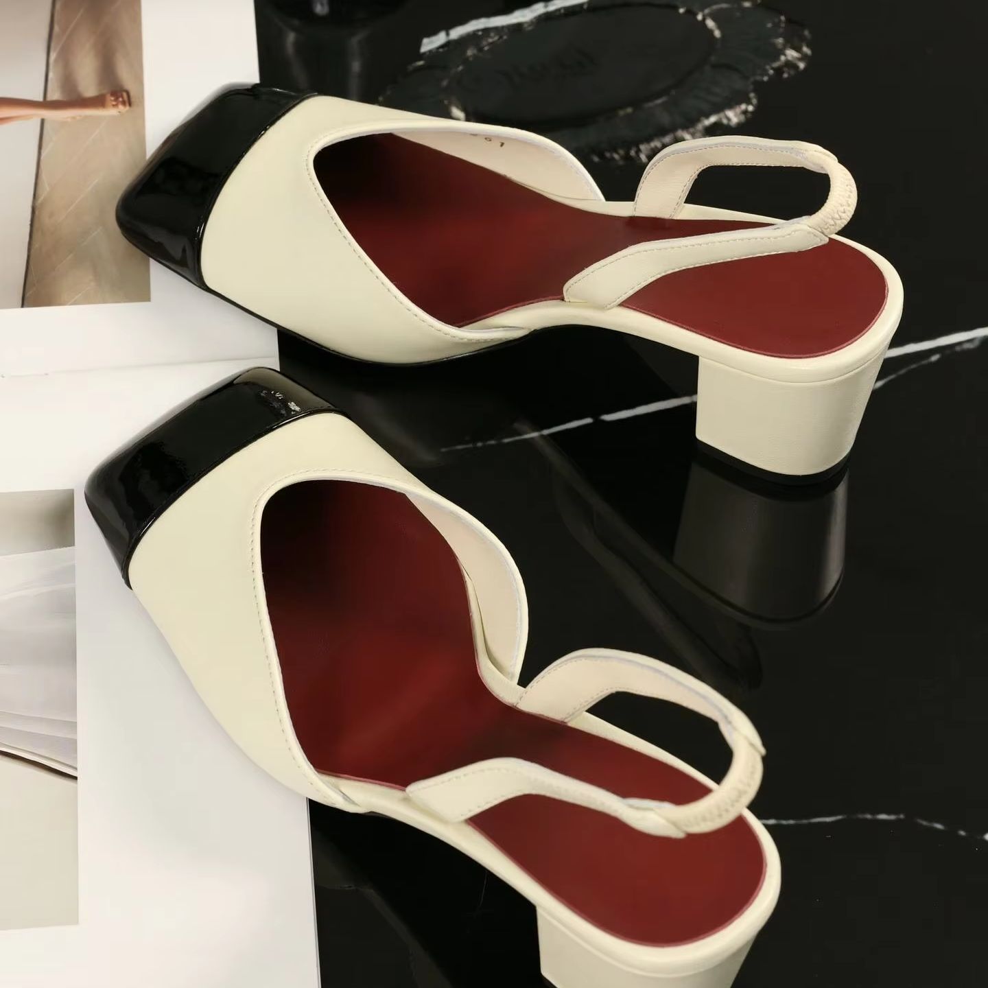 Женские туфли-слингбэки двухцв – обзор и цена Women Shoes Sandals