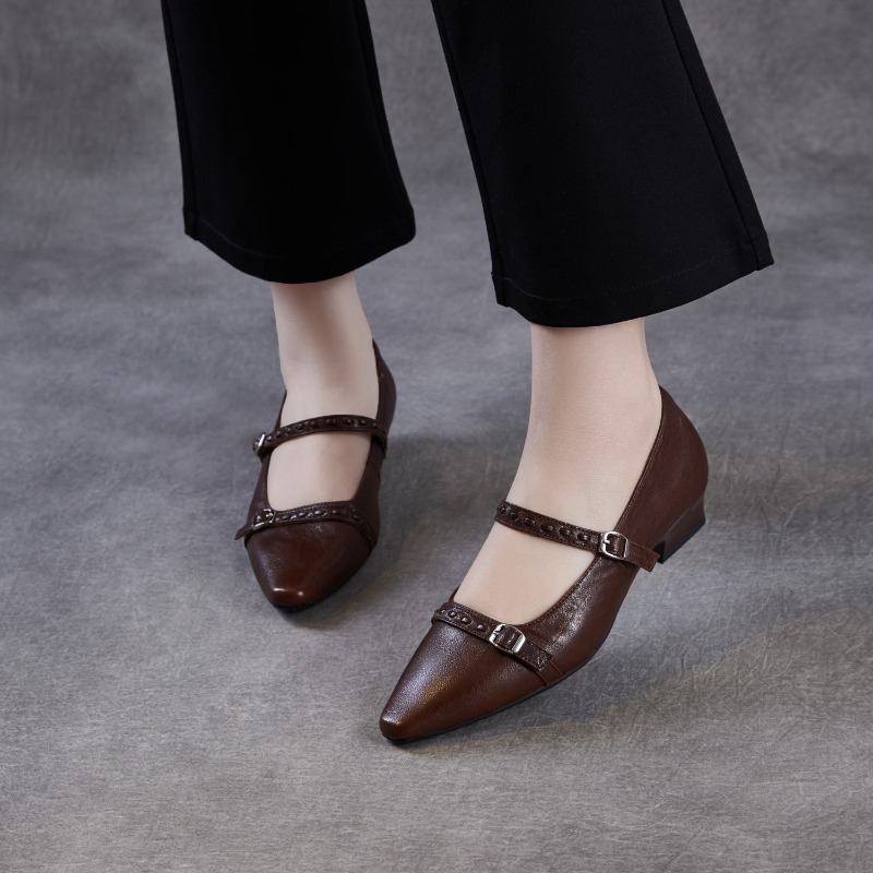 Коричнево-черные женские туфли – обзор и цена Shoes For Women Flats