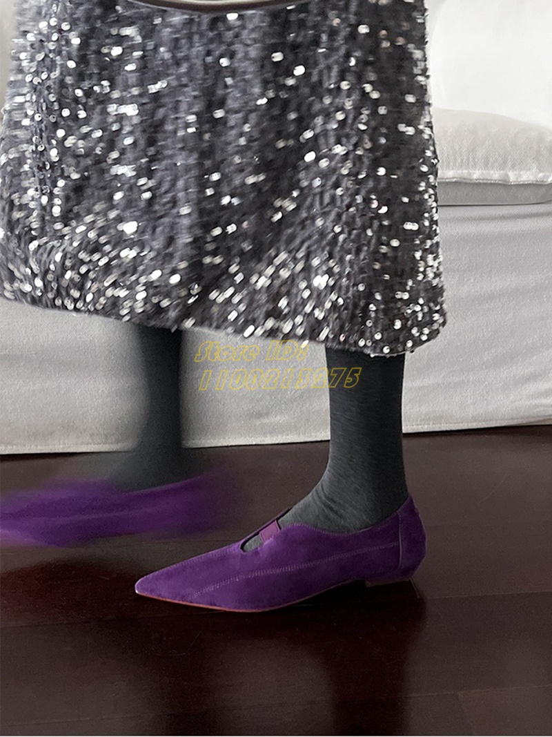 Фиолетовые замшевые туфли-лодо – обзор и цена Women Shoes Winter