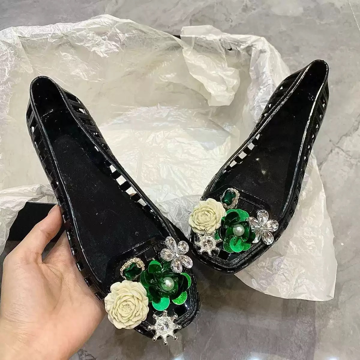 Роскошные женские летние сабо  – обзор и цена Jelly Sandal Women