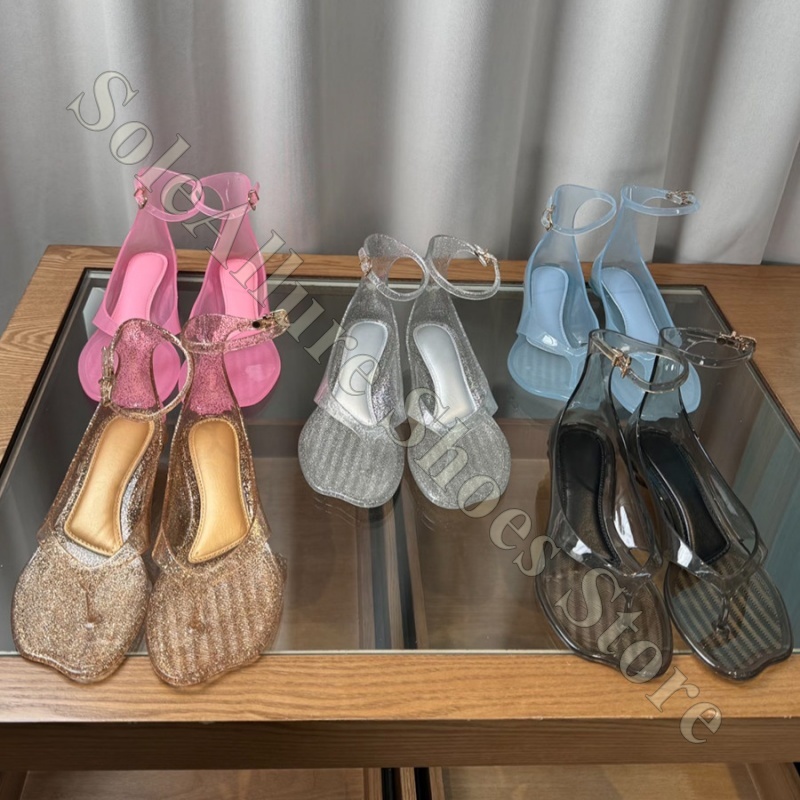 Блестящие желейные сандалии с  – обзор и цена Jelly Sandal Women