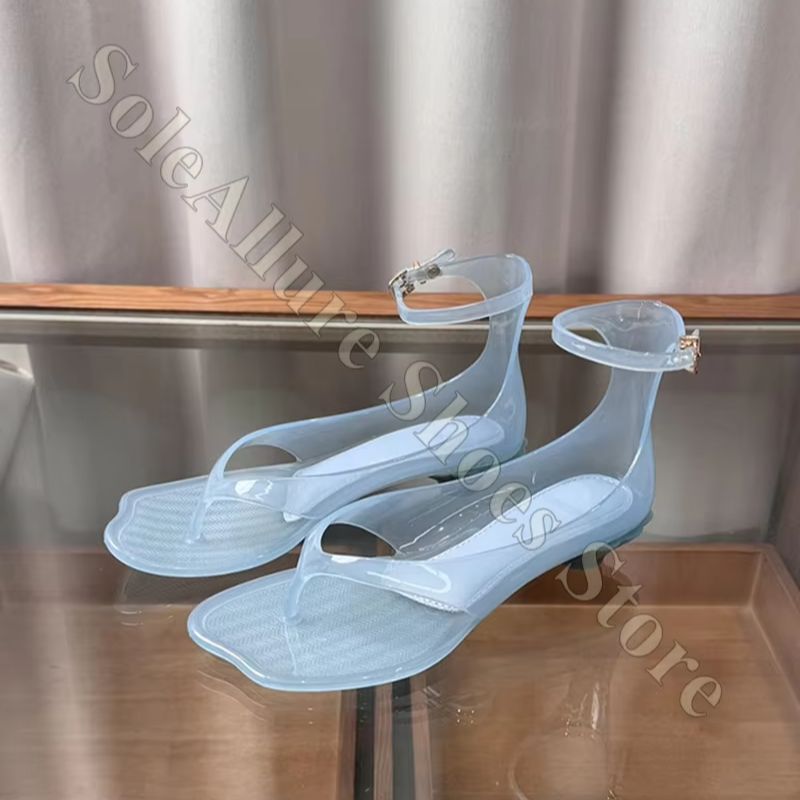 Блестящие желейные сандалии с  – обзор и цена Jelly Sandal Women