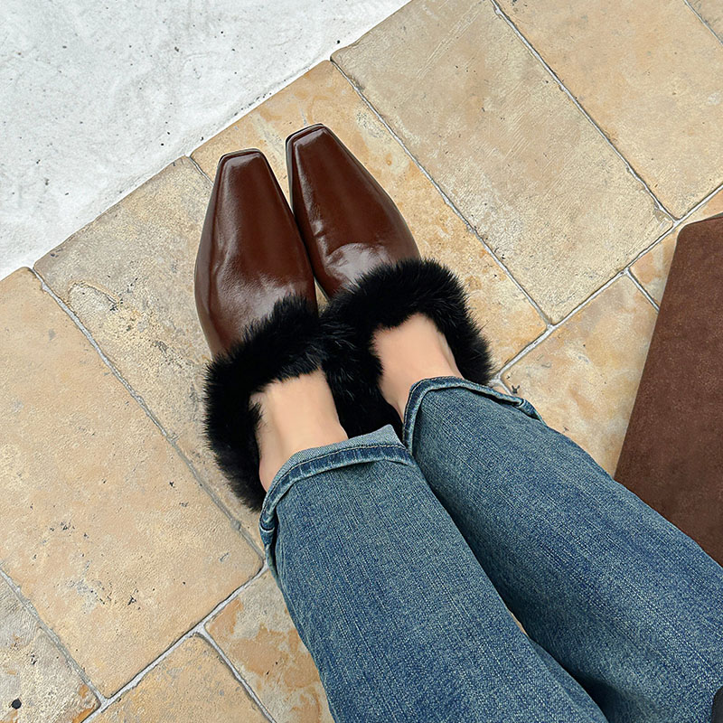 Зимние плюшевые дизайнерские т – обзор и цена Shoes For Women Flats
